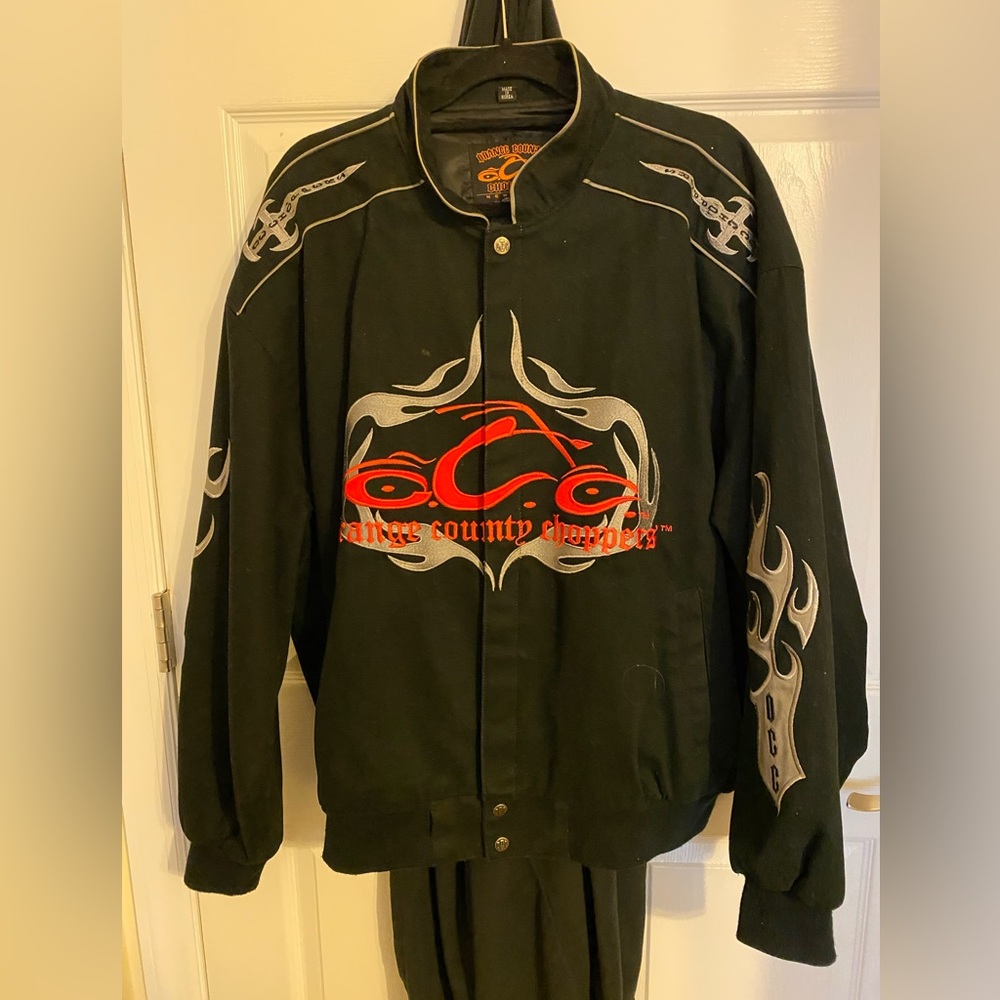 Orange County Choppers Motorcycle Jacket. Fleece with very comfortable fit